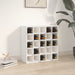 Dulap de vinuri alb 56x25x56 cm lemn masiv de pin - WALTI WALTI