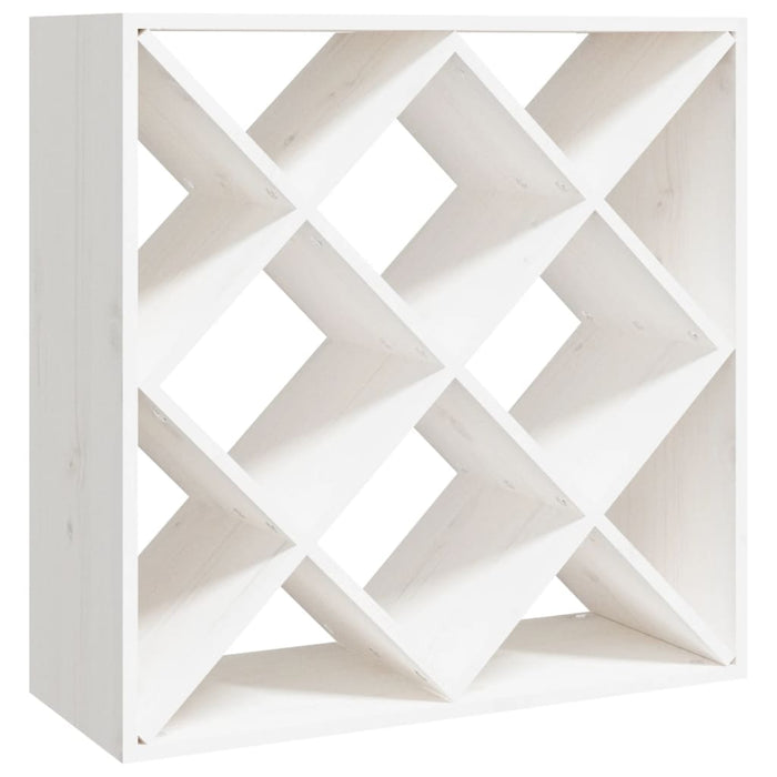 Dulap de vinuri, alb, 62x25x62 cm, lemn masiv de pin - WALTI WALTI