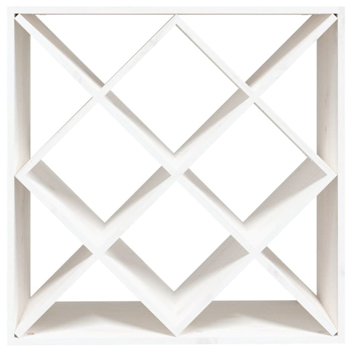 Dulap de vinuri, alb, 62x25x62 cm, lemn masiv de pin - WALTI WALTI