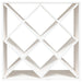 Dulap de vinuri, alb, 62x25x62 cm, lemn masiv de pin - WALTI WALTI