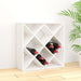 Dulap de vinuri, alb, 62x25x62 cm, lemn masiv de pin - WALTI WALTI