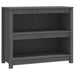 Bibliotecă, gri, 80x35x68 cm, lemn masiv de pin - WALTI WALTI