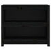 Bibliotecă, negru, 80x35x68 cm, lemn masiv de pin - WALTI WALTI