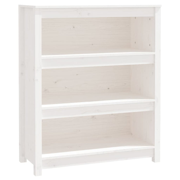 Bibliotecă, alb, 80x35x97 cm, lemn masiv de pin - WALTI WALTI