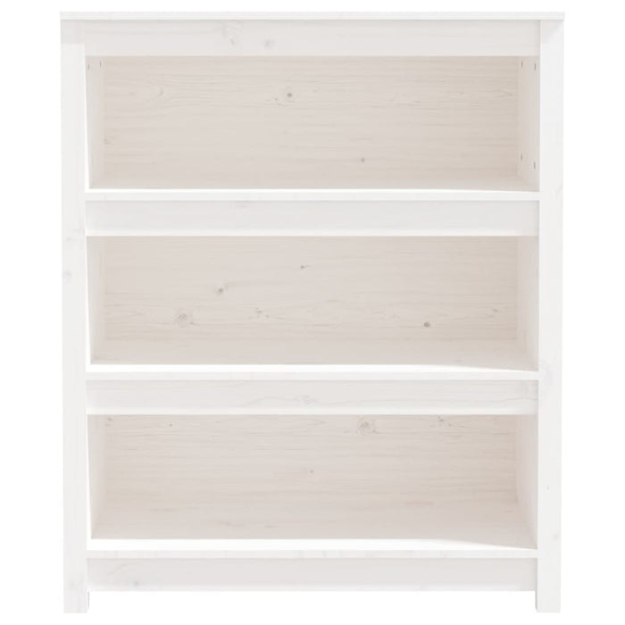 Bibliotecă, alb, 80x35x97 cm, lemn masiv de pin - WALTI WALTI