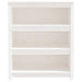 Bibliotecă, alb, 80x35x97 cm, lemn masiv de pin - WALTI WALTI