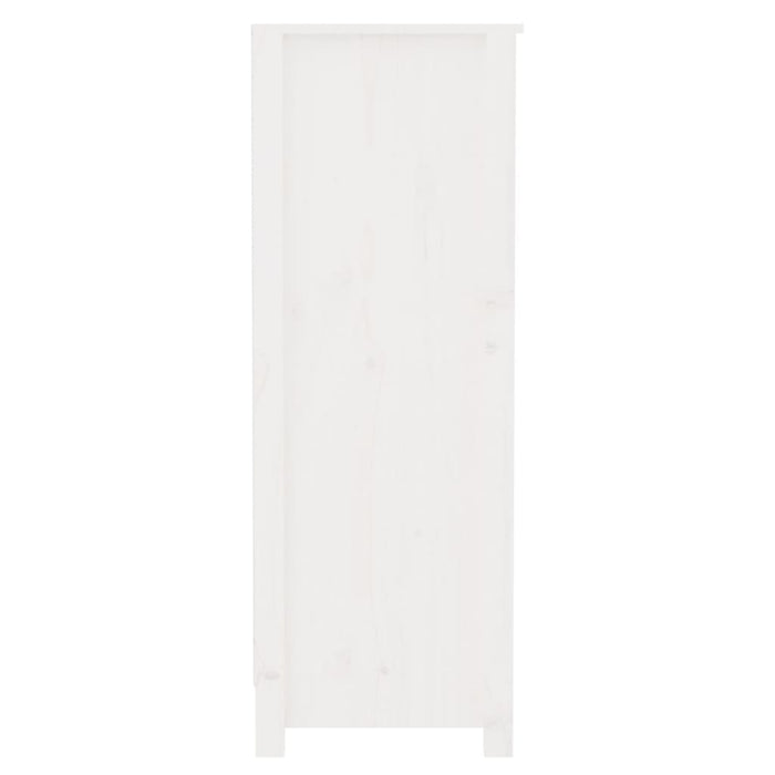 Bibliotecă, alb, 80x35x97 cm, lemn masiv de pin - WALTI WALTI