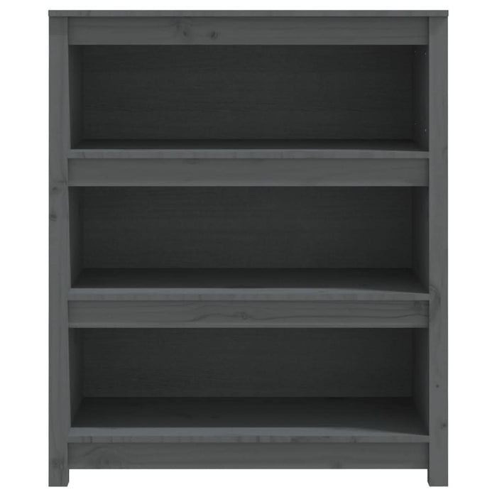Bibliotecă, gri, 80x35x97 cm, lemn masiv de pin - WALTI WALTI