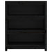 Bibliotecă, negru, 80x35x97 cm, lemn masiv de pin - WALTI WALTI