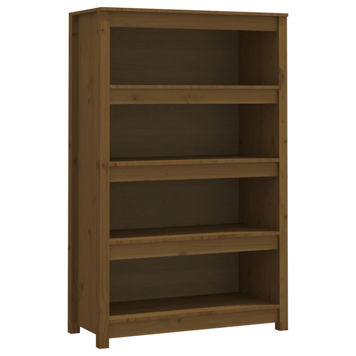 Bibliotecă, maro miere, 80x35x126 cm, lemn masiv de pin - WALTI WALTI