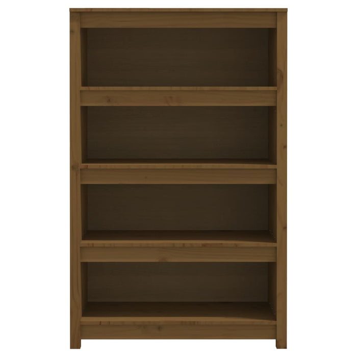 Bibliotecă, maro miere, 80x35x126 cm, lemn masiv de pin - WALTI WALTI
