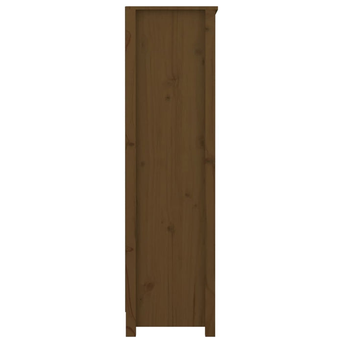 Bibliotecă, maro miere, 80x35x126 cm, lemn masiv de pin - WALTI WALTI