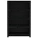 Bibliotecă, negru, 80x35x126 cm, lemn masiv de pin - WALTI WALTI