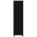 Bibliotecă, negru, 80x35x126 cm, lemn masiv de pin - WALTI WALTI