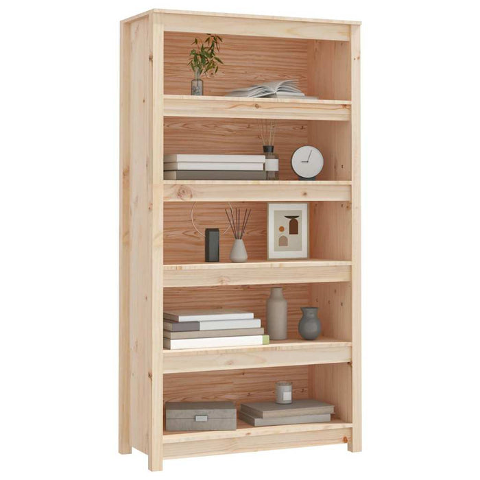 Bibliotecă, 80x35x154 cm, lemn masiv de pin WALTI