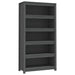 Bibliotecă, gri, 80x35x154 cm, lemn masiv de pin - WALTI WALTI
