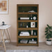 Bibliotecă, maro miere, 80x35x154 cm, lemn masiv de pin - WALTI WALTI