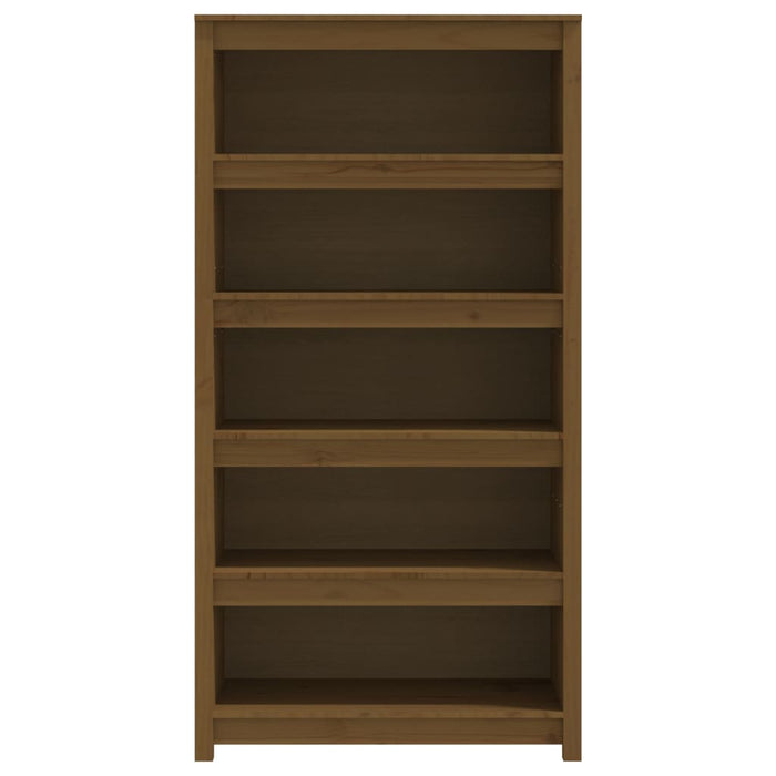 Bibliotecă, maro miere, 80x35x154 cm, lemn masiv de pin - WALTI WALTI