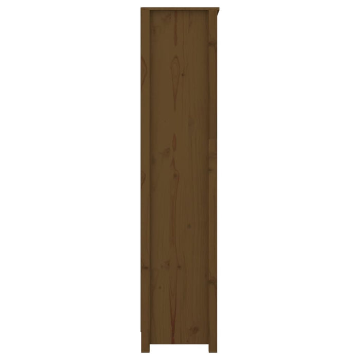 Bibliotecă, maro miere, 80x35x154 cm, lemn masiv de pin - WALTI WALTI
