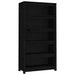 Bibliotecă, negru, 80x35x154 cm, lemn masiv de pin - WALTI WALTI