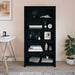 Bibliotecă, negru, 80x35x154 cm, lemn masiv de pin - WALTI WALTI