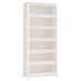Bibliotecă, alb, 80x35x183 cm, lemn masiv de pin - WALTI WALTI