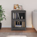 Bibliotecă, gri, 50x35x68 cm, lemn masiv de pin - WALTI WALTI