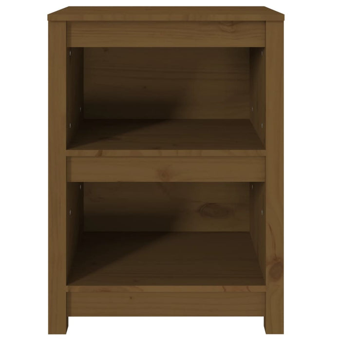Bibliotecă, maro miere, 50x35x68 cm, lemn masiv de pin - WALTI WALTI