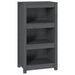 Bibliotecă, gri, 50x35x97 cm, lemn masiv de pin - WALTI WALTI