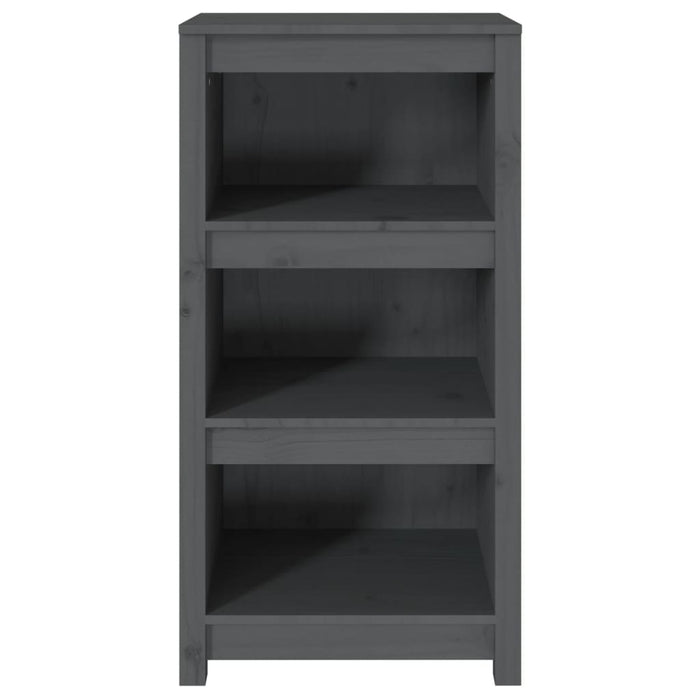 Bibliotecă, gri, 50x35x97 cm, lemn masiv de pin - WALTI WALTI