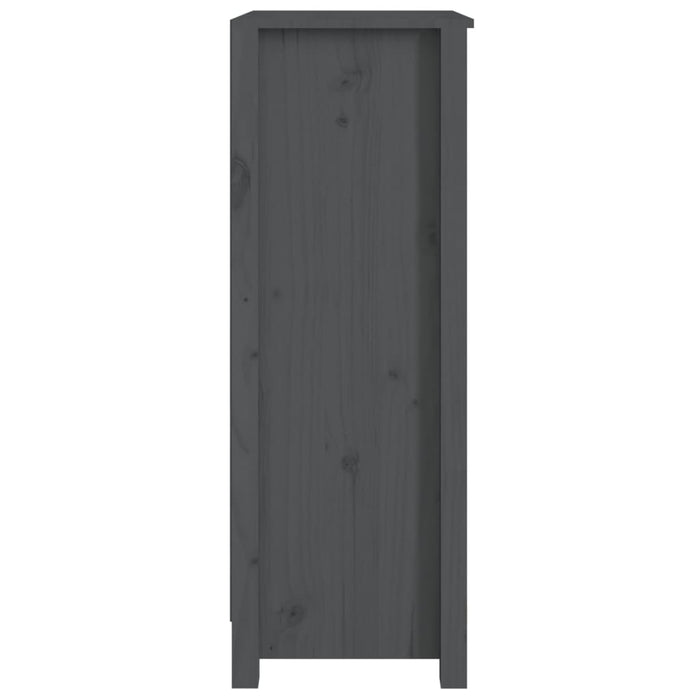 Bibliotecă, gri, 50x35x97 cm, lemn masiv de pin - WALTI WALTI