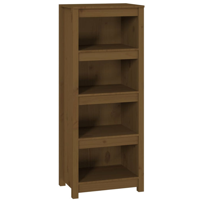 Bibliotecă, maro miere, 50x35x125,5 cm, lemn masiv de pin - WALTI WALTI