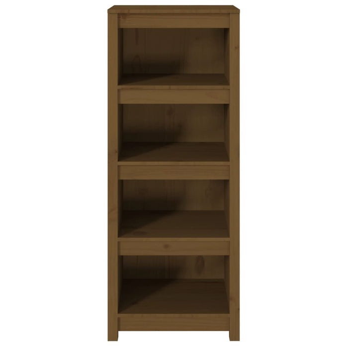Bibliotecă, maro miere, 50x35x125,5 cm, lemn masiv de pin - WALTI WALTI