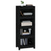 Bibliotecă, negru, 50x35x125,5 cm, lemn masiv de pin - WALTI WALTI