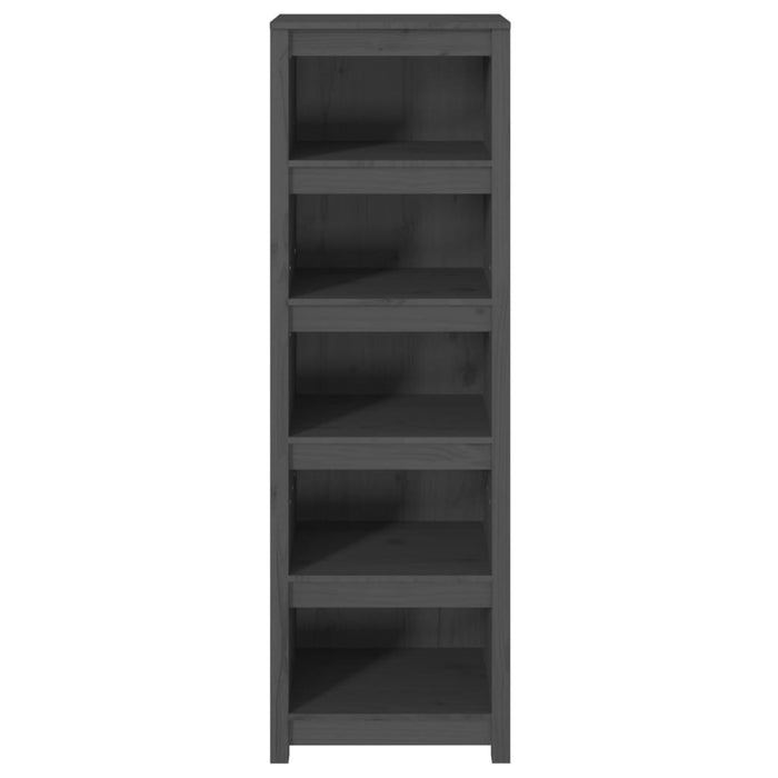 Bibliotecă, gri, 50x35x154 cm, lemn masiv de pin - WALTI WALTI