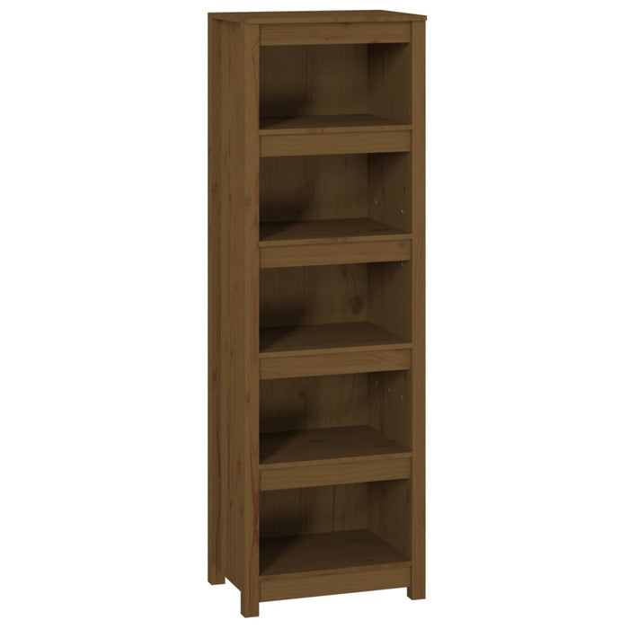 Bibliotecă, maro miere, 50x35x154 cm, lemn masiv de pin - WALTI WALTI