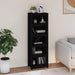 Bibliotecă, negru, 50x35x154 cm, lemn masiv de pin - WALTI WALTI