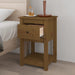 Noptiere, 2 buc, maro miere, 40x35x61,5 cm, lemn masiv de pin - WALTI WALTI