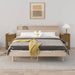 Noptiere, 2 buc, maro miere, 40x35x61,5 cm, lemn masiv de pin - WALTI WALTI
