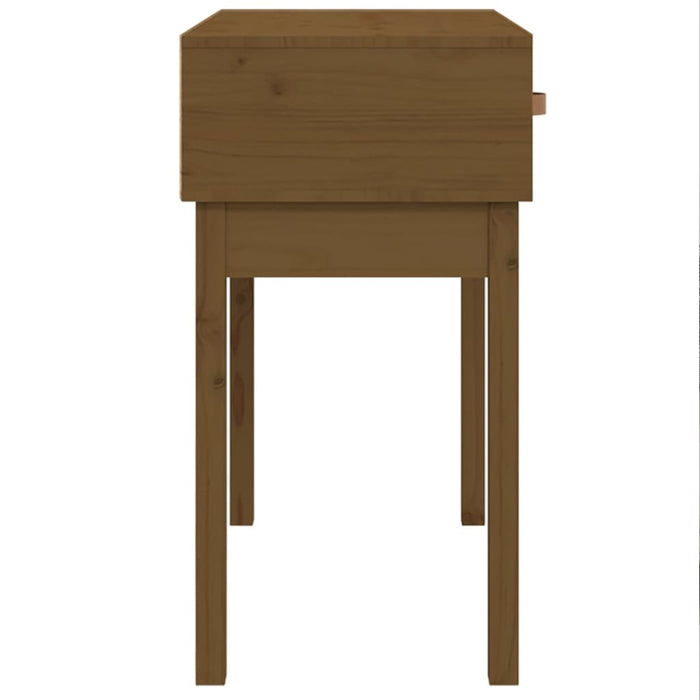 Masă consolă, maro miere, 76,5x40x75 cm, lemn masiv de pin - WALTI WALTI