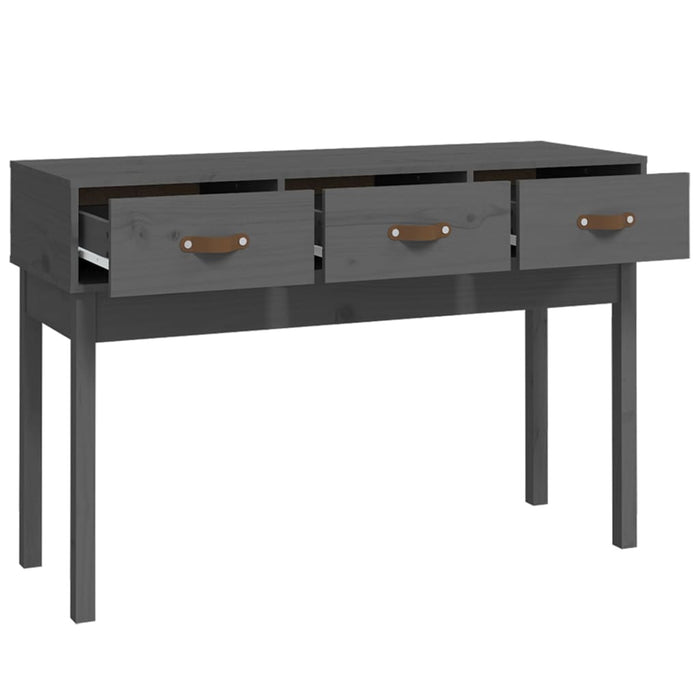 Masă consolă, gri, 114x40x75 cm, lemn masiv de pin - WALTI WALTI