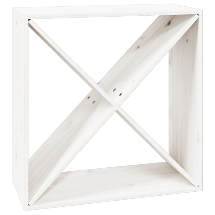 Dulap de vinuri, alb, 62x25x62 cm, lemn masiv de pin WALTI