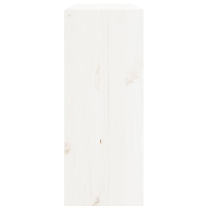 Dulap de vinuri, alb, 62x25x62 cm, lemn masiv de pin WALTI