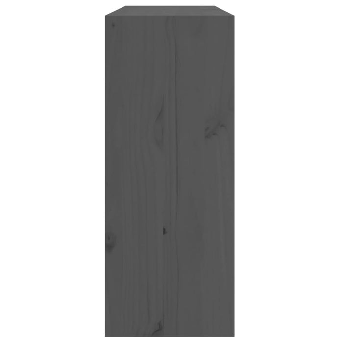 Dulap de vinuri, gri, 62x25x62 cm, lemn masiv de pin WALTI