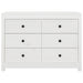 Dulap lateral, alb, 100x40x72 cm, lemn masiv de pin - WALTI WALTI