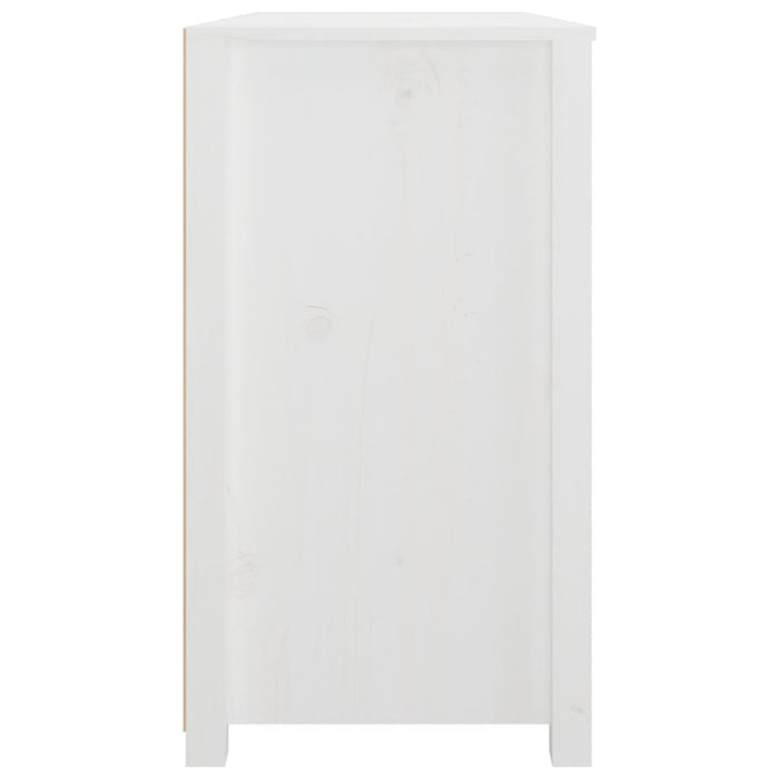 Dulap lateral, alb, 100x40x72 cm, lemn masiv de pin - WALTI WALTI