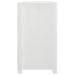 Dulap lateral, alb, 100x40x72 cm, lemn masiv de pin - WALTI WALTI