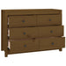 Dulap lateral, maro miere, 100x40x72 cm, lemn masiv de pin - WALTI WALTI