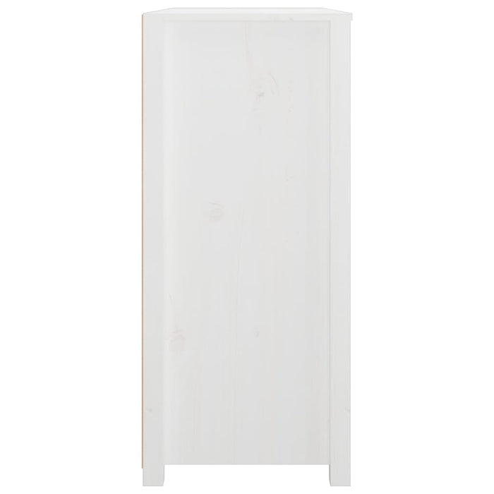 Dulap lateral, alb, 100x40x90 cm, lemn masiv de pin - WALTI WALTI