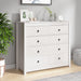 Dulap lateral, alb, 100x40x90 cm, lemn masiv de pin - WALTI WALTI